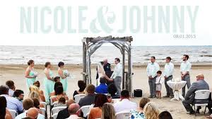 Nicole Johnny Lake Erie Beach Wedding Wedding Videographer Erie Beach Wedding Videos