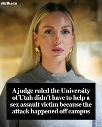 Note to readers • This story discusses sexual assault. If you need to  report or discuss a sexual assault, you can call the Utah Rape and Sexual  Assault Crisis Line at 801-736-4356.)⁠ ⁠