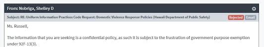 States Have Different Policies On How They Approach Domestic Violence And Many Don T Have Any Policies At All Muckrock