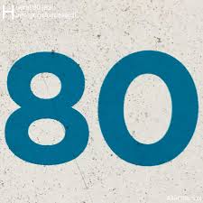 Hoera 80 Jaar Felicitatie Afbeelding Update 2021 Allecijfers Nl