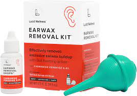 Once you determine that it is safe to use hydrogen peroxide in your dog's ears, you need to learn how to do it. Amazon Com Lucid Wellness All Clear Ear Wax Removal Kit With 6 5 Urea Hydrogen Peroxide Drops 0 5oz Fast Acting Ear Cleaner Foaming Formula And Bulb Syringe Ear Wax Removal Tool Ear Cleaning