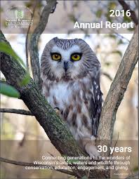2016 Annual Report Cover Natural Resources Foundation Of Wisconsin