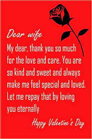 ♥ i'm glad we are friends. Dear Wife My Dear Thank You So Much Notebook Wife Journal Diary Beautifully Lined Pages Valentines Day Anniversary Gift Ideas For Her Funny Valentines Day Gift For Her Amazon De Gift Quotes