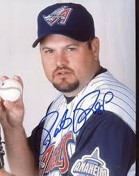 PAT RAPP ANAHEIM ANGELS SIGNED 8X10 PHOTO