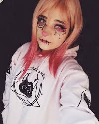 Witchy, Cat, Kitten, Kitty, Charm, Wicca, Pastelgoth, Harajuku, Soft, Girl,  Hoodie by Lola's Art