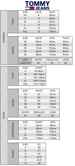 tommy hilfiger shirt size guide uk rldm
