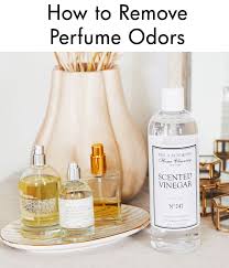 For stronger disinfecting properties, scrub with a strong vinegar solution. How To Remove Perfume Odors Scented Vinegar Cleaning Perfume Scent