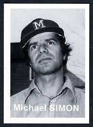 MICHAEL SIMON" CARD#30~RARE MIKE MANDEL 1975 BASEBALL PHOTOGRAPHER TRADING  CARD