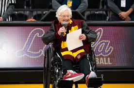 Loyola chicago superfan returns for march madness encore despite pandemic. 79bsdqhzof8vum