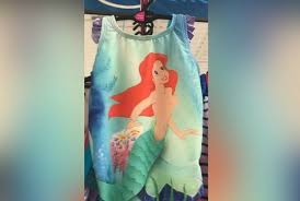 Ariel the Little Mermaid appears TOPLESS on children's swimsuit -  Gloucestershire Live