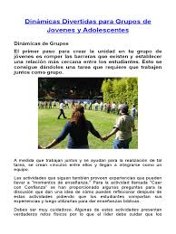 Maybe you would like to learn more about one of these? Dinamicas Divertidas Para Grupos De Jovenes Y Adolescentes Torre Ejercicio Fisico