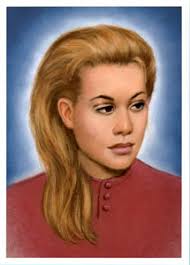 Kata Daki (color portrait, 5 by 7 inches, artist: Betsy White)