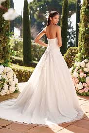 Jemandem die taille (durch einen gürtel) einschnüren; Stil 44164 Brautkleid Mit Tiefer Taille Und Perlenbestickter Spitze Sincerity Bridal