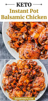 Enjoy These Instant Pot Chicken Thighs With A Balsamic Glaze Like Sauce Also Comes In 2021 Instant Pot Dinner Recipes Instant Pot Chicken Easy Pressure Cooker Recipes