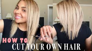 This crazy way to cut hair is truly something you need to see to believe. How To Cut Your Own Hair At Home Diy Layered Haircut Tutorial Youtube