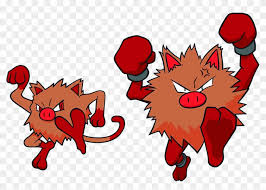 Mankey has one type, fighting. Mankey And Primeape By High Jump Kick Primeape Free Transparent Png Clipart Images Download