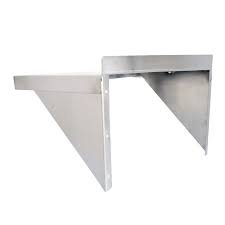 We sell both wall mounted. 12 X 72 Stainless Steel Wall Shelf Omcan