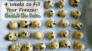 It's meant to stick in the freezer until you are ready for fresh baked cookies! Freezer Chocolate Chip Cookies 4 Weeks To Fill Your Freezer Day 19 No Getting Off This Train