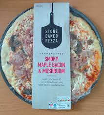 Smoky Maple Bacon And Mushroom Stone Baked Pizza Marks Spencer 465 G