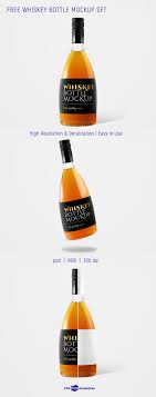 Download Free Whiskey Bottle Mockup Set Free Psd Templates
