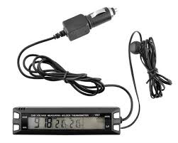 Am häufigsten noch mit einigen vorwörtern. Digital Lcd Thermometer Kfz Auto Innen Aussen Voltmeter Spannungsmesser Neu 1900 Kategorien Automotiv