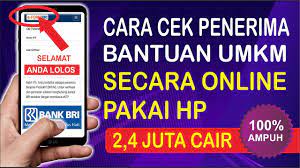 Namun, pendaftarannya akan ditutup pada akhir november 2020 atau bulan ini. Cara Cek Bantuan Umkm 2 4 Juta Secara Online Pakai Hp Youtube