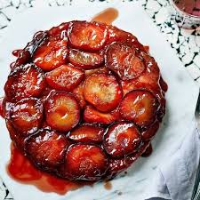 Dust a clean surface and a rolling pin with flour and roll out your puff pastry until it's just over 0.5cm thick. Jamie Oliver Plum Tarte Tatin Recipe Plum Recipes Plum Tarte Tatin Tarte Tatin Recipe