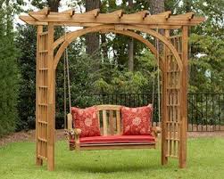Pin By Mary Payne On Water Features Pergola Swing Yard Swing Backyard Swings