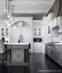 30 gorgeous grey and white kitchens that get their mix. Contemporary French Grey And White Kitchen Trendir Gray And White Kitchen White Kitchen Design Dream Kitchens Design