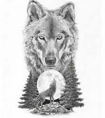 Tattoo Wolf Moon Nature 67 Ideas Howling Wolf Tattoo Wolf Tattoo Meaning Wolf Tattoo Design