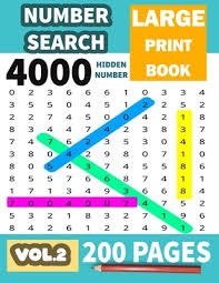 Check spelling or type a new query. Number Search Volume 2 Challenge For Adults And Seniors Big Puzzlebook With Number Find Puzzles Perfect Gift For Puzzle Lovers Large Print Paperback Politics And Prose Bookstore