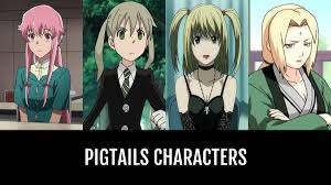 Anime characters broken down by various features, including hair color, eye color, accessories, and more. Pigtails Characters Anime Planet