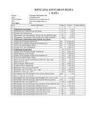 Text of contoh rab excel. Rab Embung Bo Xls