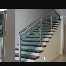 The two horizontal rails and about 10 vertical add up to around 100metres of railing. New Tares Railing Design Glass Bilal Stainless Steel Facebook