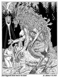 Shub Niggurath The Black Goat Of The Woods With A Thousand Young Shub Niggurath By Saintalbans Lovecraftian Horror Horror Art Lovecraft Cthulhu