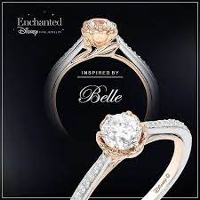 Discover Our Enchanted Disney Fine Jewelry Collections Inspired By Belle Disney Engagement Rings Disney Fine Jewelry Enchanted Disney Fine Jewelry