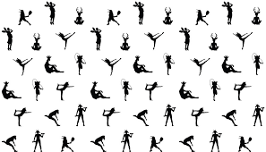 Girl, fitness, exercise, gym, dumbbells, workout, sportswear. Michelle Dirkse Collections Animal Gym Wallpaper 5 Yard Roll
