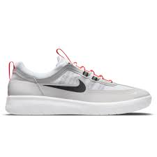 Nike sb nyjah free 2 black. Nike Sb Nyjah Free 2 Neutral Grey Black White Bright Crimson Bv2078 007 Consortium