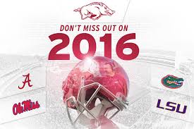 College football bowl game schedule: Most Competitive Home Schedule In The Country Arkansas Razorbacks