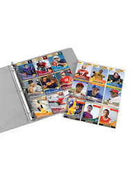 Baseball card holders / display. Office Depot Trading Card Binder Pages 10 Pk Office Depot