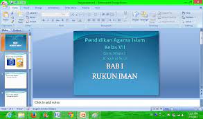 Sebuah slide seharusnya mampu menjelaskan ide dan gagasan yang ingin disampikan seorang presenter. Contoh Power Point Myob