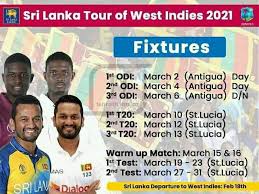 All the matches are scheduled to take place in antigua. Samhe Cricket Sri Lanka Vs West Indies Tour 2021 Facebook