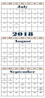 July August September 2018 Calendar Editable Template Blank Calendar Template Printable Blank Calendar Calendar Word