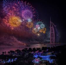 Dubai Night New Year Fireworks Uae 1080p Wallpaper Hdwallpaper Desktop Happy New Year 2018 New Year 2018 New Year Fireworks