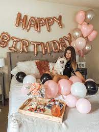 Birthday Bed Photoshoot Birthday Decorations Birthday Photoshoot Birthday Party Decorations