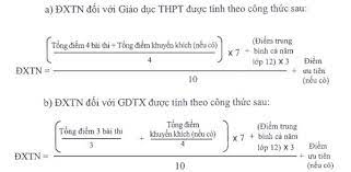 Nó được tính với tổng điểm 4 môn thi, điểm trung bình cả năm lớp 12, điểm khuyến khích và điểm ưu tiên (nếu có) qua công thức: Ä'iá»ƒm Má»›i Trong Cach Tinh Ä'iá»ƒm Tá»'t Nghiá»‡p Thpt Quá»'c Gia 2019