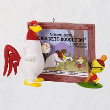 Choose your favorite coloring page and color it in bright colors. 2019 Crockett Doodle Do Foghorn Leghorn Hallmark Christmas Ornament Hooked On Hallmark Ornaments