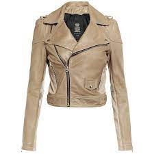 Juicy Couture Leather Biker Jacket 1 295 Found On Polyvore Real Leather Jacket Leather Biker Jacket Biker Jacket