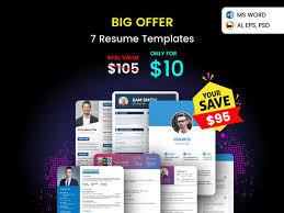 Beautifully designed, easily editable templates to get your work bloggers: 7 Resume Template Docx Ai Psd In Uplabs