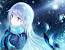White Hair Red Eye Anime Girl